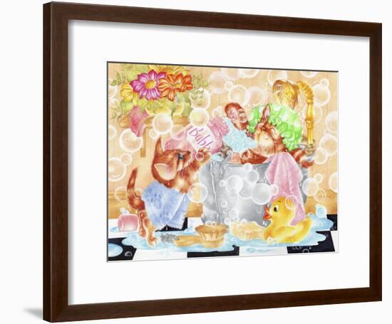 Bubbles-Karen Middleton-Framed Giclee Print