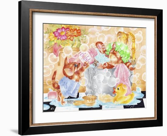 Bubbles-Karen Middleton-Framed Giclee Print