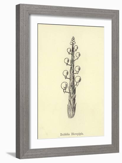 Bubblia Blowpipia-Edward Lear-Framed Giclee Print