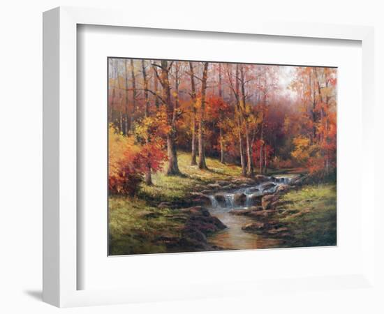 Bubbling Brook-Unknown Chiu-Framed Art Print