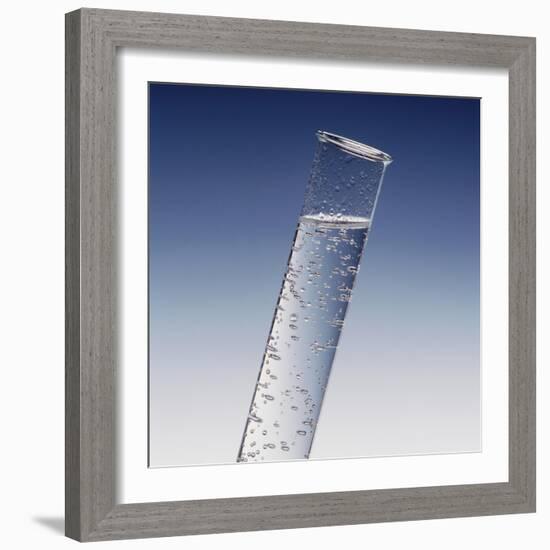 Bubbling Liquid in Test Tube-Matthias Kulka-Framed Giclee Print