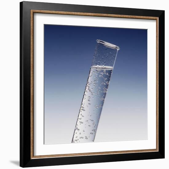 Bubbling Liquid in Test Tube-Matthias Kulka-Framed Giclee Print