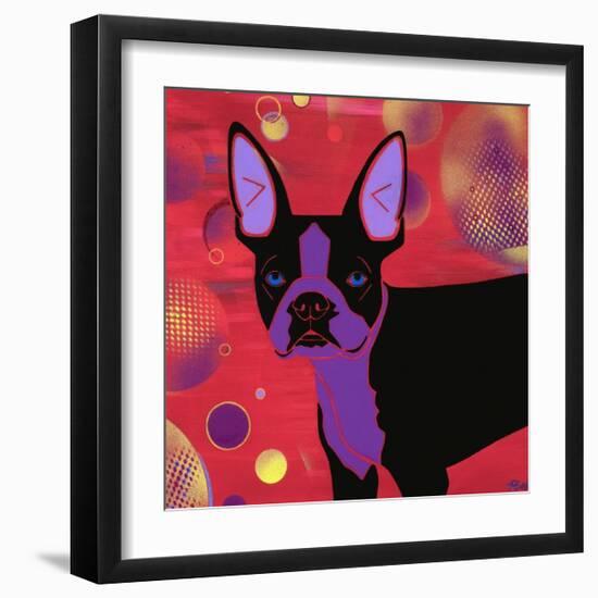 Bubbly Boston-Angela Bond-Framed Art Print