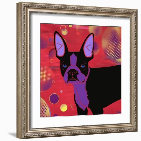 Bubbly Boston-Angela Bond-Framed Art Print