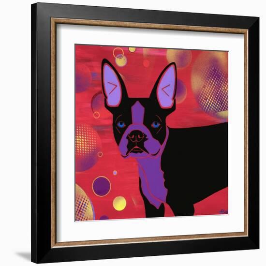 Bubbly Boston-Angela Bond-Framed Art Print