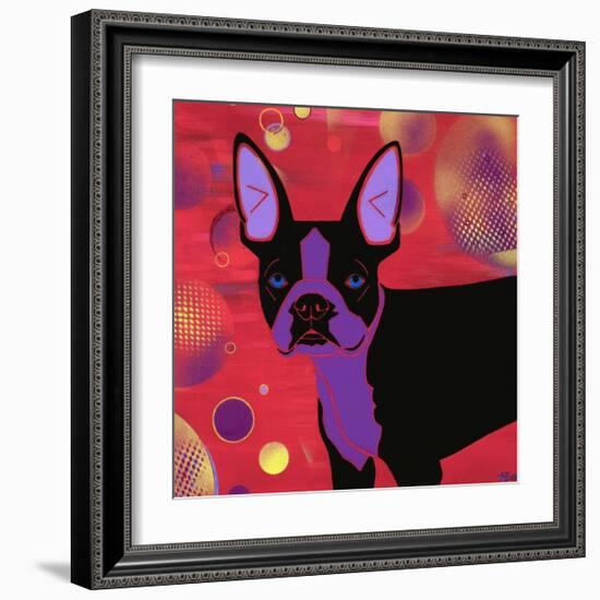 Bubbly Boston-Angela Bond-Framed Art Print