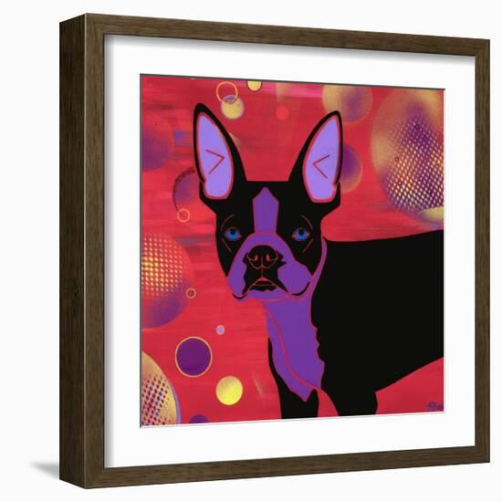 Bubbly Boston-Angela Bond-Framed Art Print