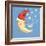 Bubbly Christmas Moon-David Cooke-Framed Giclee Print