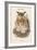 Bubo Maximus - Eagle Owl-John Gould-Framed Art Print