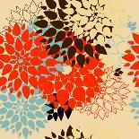Floral Background. Summer Colour. Seamless Floral Pattern with Stylized Flower-bubusik-Art Print