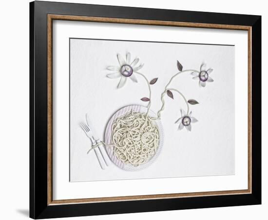 Bucatini With onion-Dimitar Lazarov-Framed Giclee Print