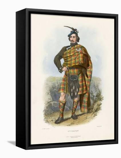 Buchanan , from the the Clans of the Scottish Highlands, Pub.1845 (Colour Litho)-Robert Ronald McIan-Framed Premier Image Canvas