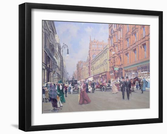 Buchanan Street in 1910'-William Ireland-Framed Giclee Print