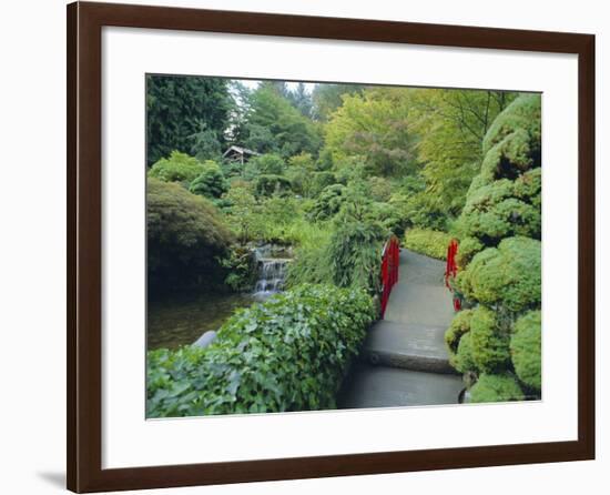 Buchart Gardens, Vancouver Island, British Columbia, Canada-Robert Harding-Framed Photographic Print