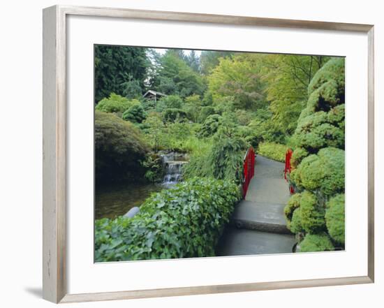 Buchart Gardens, Vancouver Island, British Columbia, Canada-Robert Harding-Framed Photographic Print