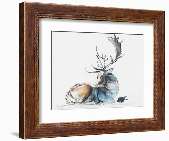 Buck and Bird, 2006-Mark Adlington-Framed Giclee Print