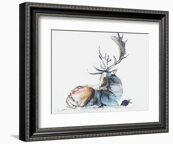 Buck and Bird, 2006-Mark Adlington-Framed Giclee Print