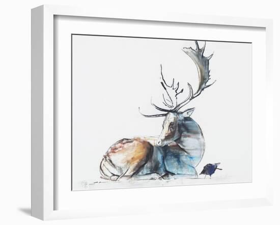 Buck and Bird, 2006-Mark Adlington-Framed Giclee Print