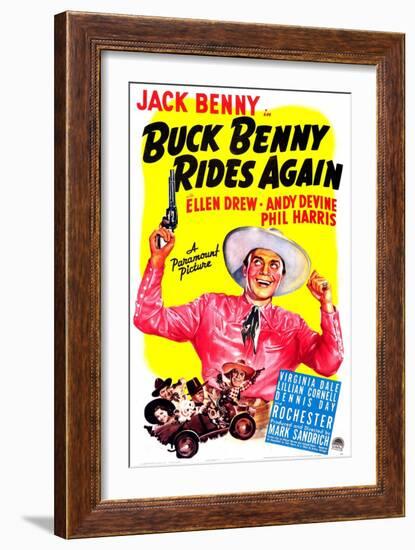Buck Benny Rides Again-null-Framed Art Print
