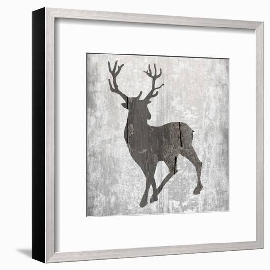 Buck Hunt Gray-Sheldon Lewis-Framed Art Print