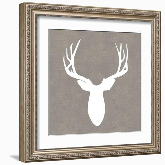 Buck II-Sabine Berg-Framed Art Print