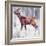 Buck in the Snow, 2000-Mark Adlington-Framed Giclee Print