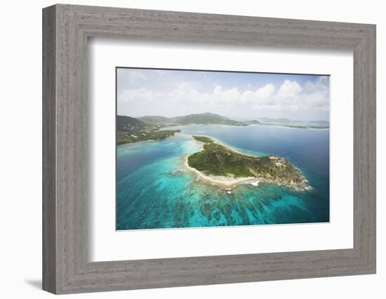 Buck Island and Tortola in British Virgin Islands-Macduff Everton-Framed Photographic Print