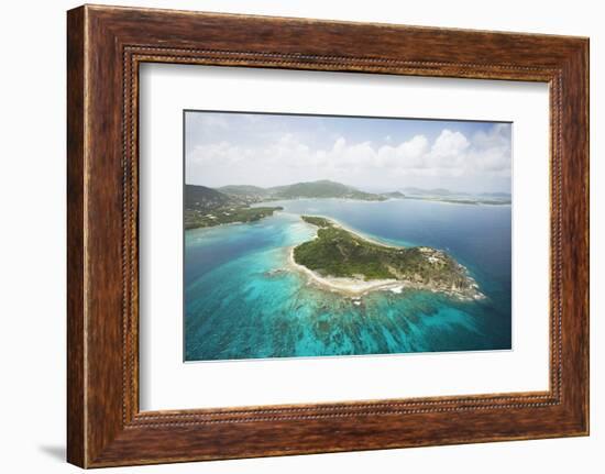 Buck Island and Tortola in British Virgin Islands-Macduff Everton-Framed Photographic Print