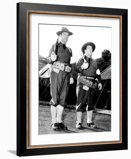 Buck Privates, Bud Abbott, Lou Costello, 1941-null-Framed Photo