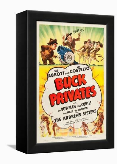 Buck Privates-null-Framed Stretched Canvas