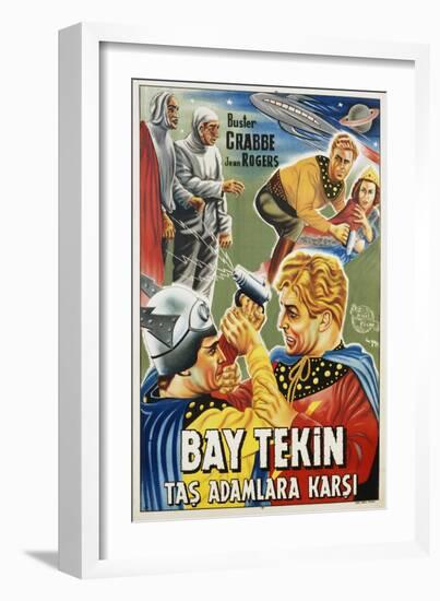 Buck Rogers Turkish Movie Poster-null-Framed Giclee Print