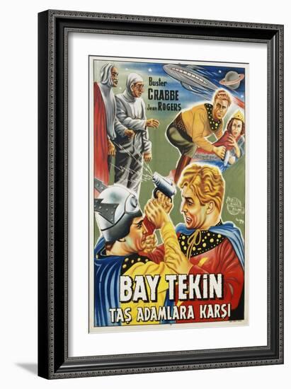 Buck Rogers Turkish Movie Poster-null-Framed Giclee Print