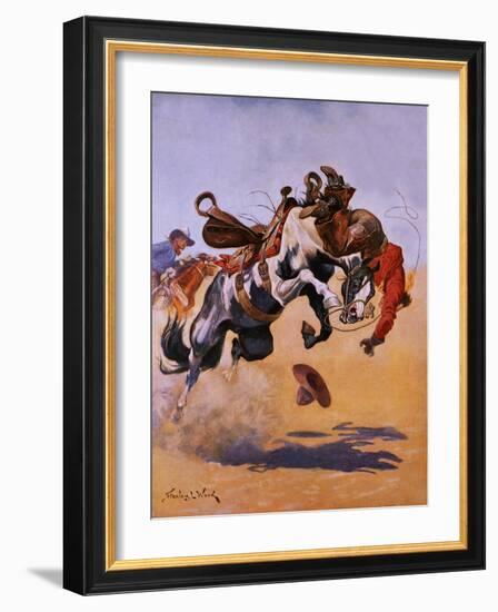 Bucked!-Stanley L. Wood-Framed Giclee Print