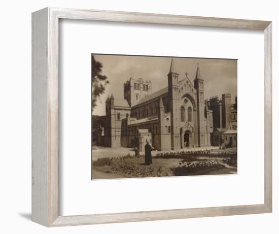 'Buckfast Abbey Church,' (N.W)', late 19th-early 20th century-Unknown-Framed Photographic Print