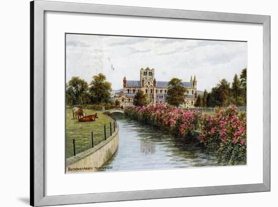 Buckfast Abbey, North View, Devon-J Salmon-Framed Giclee Print