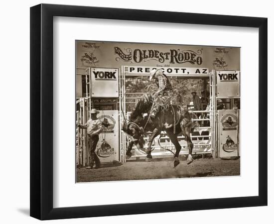 Buckin' Paint-Barry Hart-Framed Art Print