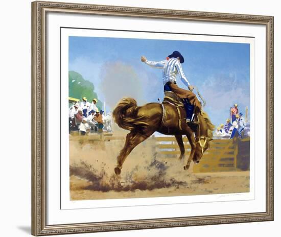 Bucking Bronco-Frank Wootton-Framed Collectable Print