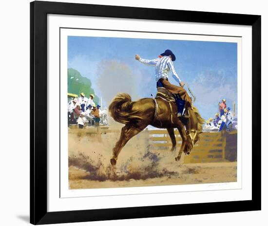 Bucking Bronco-Frank Wootton-Framed Collectable Print