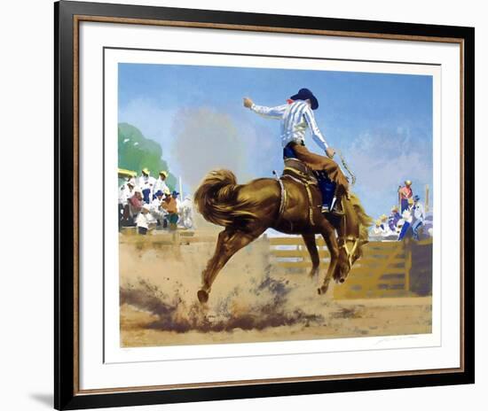 Bucking Bronco-Frank Wootton-Framed Collectable Print