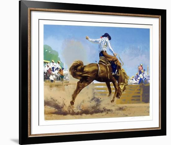 Bucking Bronco-Frank Wootton-Framed Collectable Print