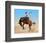 Bucking Rodeo Horse-null-Framed Art Print