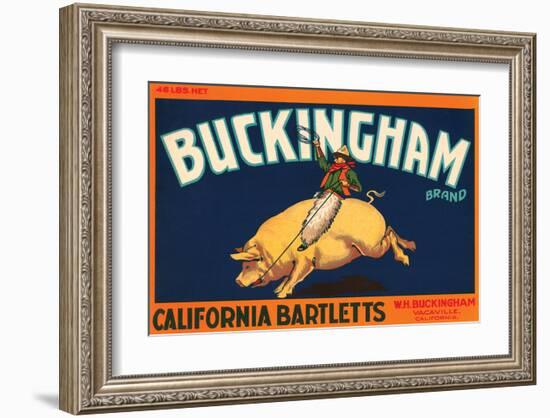 Buckingham Brand California Bartletts-null-Framed Art Print