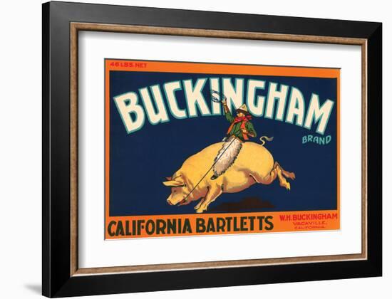 Buckingham Brand California Bartletts-null-Framed Art Print