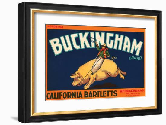 Buckingham Brand California Bartletts-null-Framed Art Print