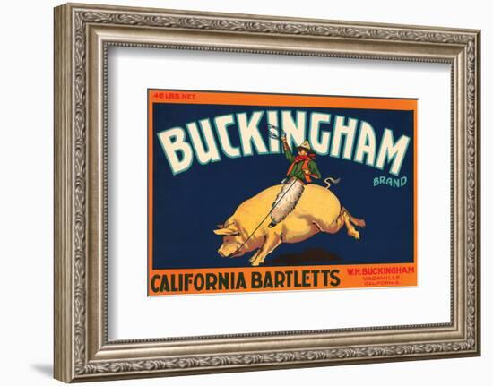 Buckingham Brand California Bartletts-null-Framed Art Print