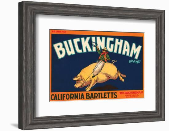 Buckingham Brand California Bartletts-null-Framed Art Print