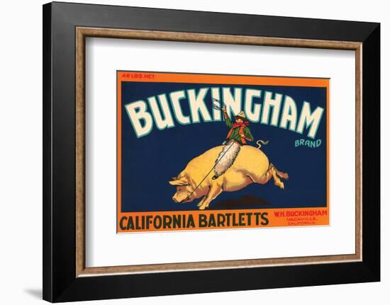 Buckingham Brand California Bartletts-null-Framed Art Print