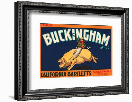 Buckingham Brand California Bartletts--Framed Art Print