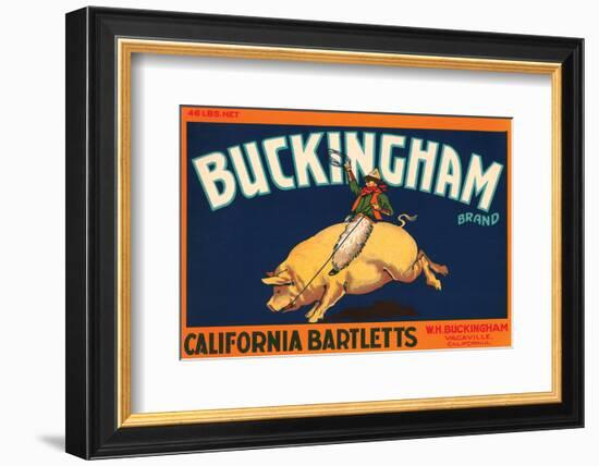 Buckingham Brand California Bartletts--Framed Art Print