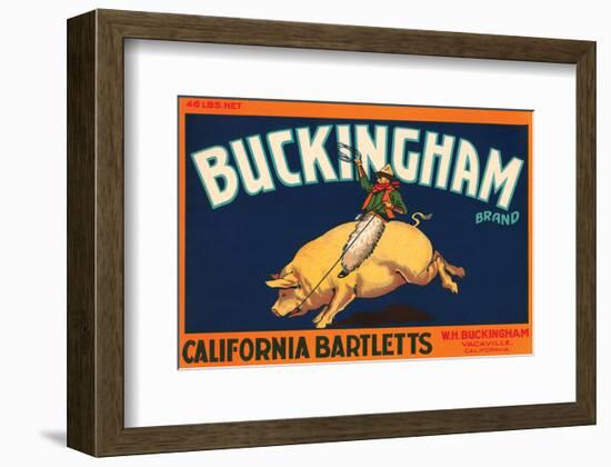 Buckingham Brand California Bartletts-null-Framed Art Print